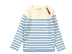 FUB sweater rib ecru/glacier cotton